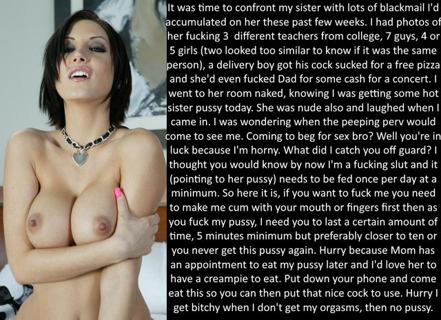 Blackmailed Caption Porn - Incest Captions Sisters 14 Blackmail Or Not | The Incest Caption File 42 |  Luscious Hentai Manga & Porn
