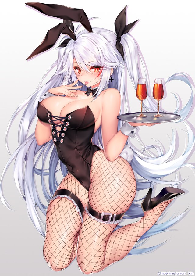 640px x 905px - White Hair Bunny Girl By Xin&Obiwan | Favorite bunny girls | Luscious Hentai  Manga & Porn