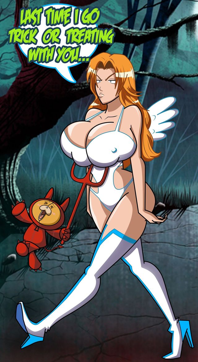 Naked Anime Halloween - Halloween Rangiku And Kon Perverted Imp By Grimphantom D6Se2K4 | Artist -  GrimPhantom | Luscious Hentai Manga & Porn