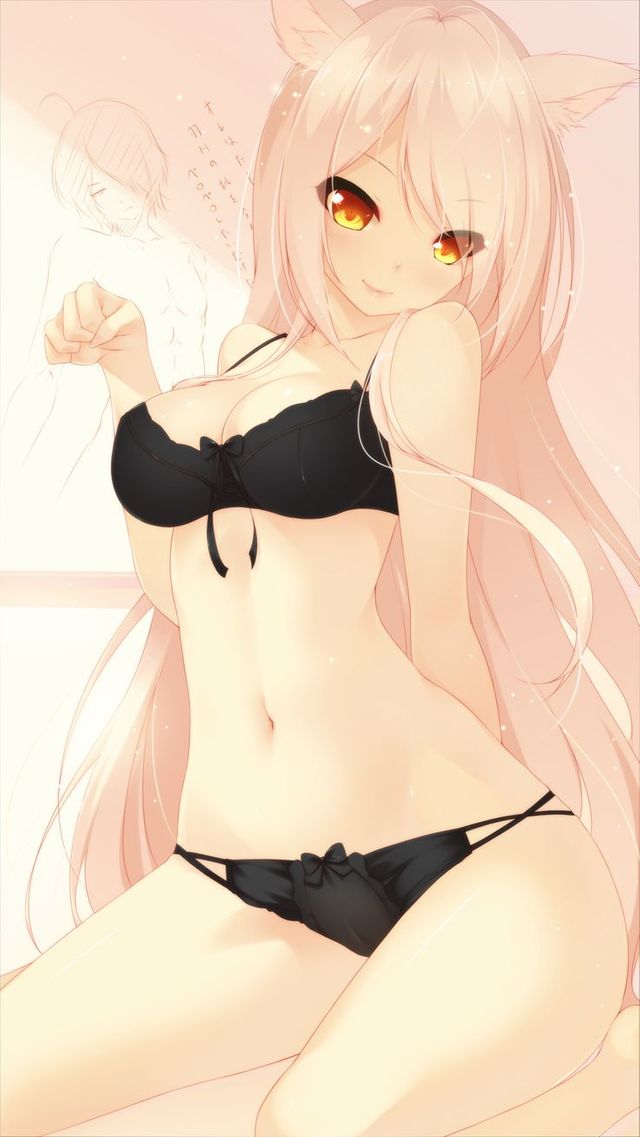 Sexy Anime Neko Girl Swimsuit - Cat Girl in Some Lovely Lingerie | The Pale One's Collection | Luscious  Hentai Manga & Porn