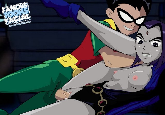 3558 Dc Raven Robin Teen Titans Famous Toons Facial | Teen Titans |  Luscious Hentai Manga & Porn