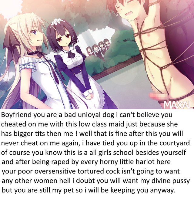 Anime Girl Porn Captions - Anime Femdom Porn Caption | BDSM Fetish