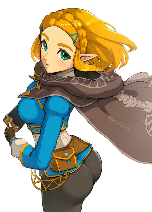 Princess Zelda The Legend Of Zelda And 1 More Drawn By Gonzarez Sample 7991