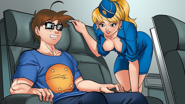 Flight Attendant Cartoon Porn - Flight Attendant Star 1 | Harem Heroes/ Hentai Heroes Affection scenes |  Luscious Hentai Manga & Porn