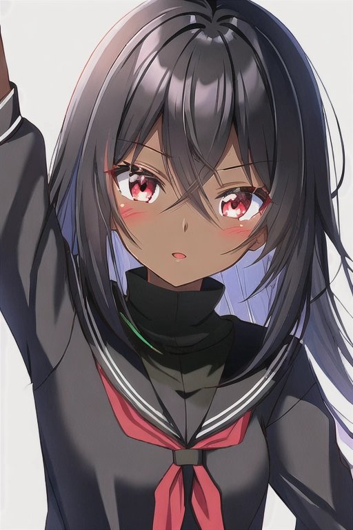 Cute Hentai Brown Hair - Imgcreator.Ai 5 Years Old Anime Girl Dark Skin Black Hair Red Eyes,  Dominant Attitude, Cute And Shy | ghghg | Luscious Hentai Manga & Porn