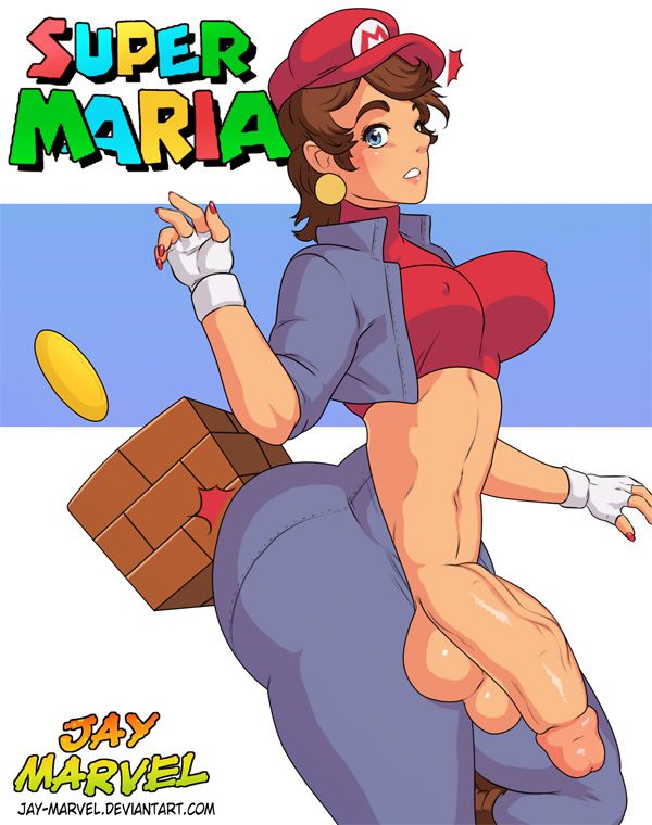 Rule 63 Mario Pin Up Art By Jay Marvel Tn | Futanari Obsession | Luscious Hentai Manga & Porn