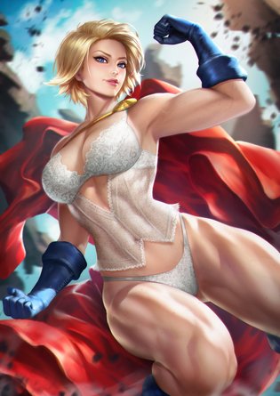 Cartoon Power Girl Nude - Power Girl ~ DC | Luscious Hentai Manga & Porn