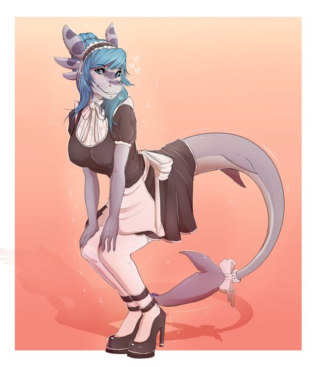 640px x 741px - Shark Maid Azuriae | Furry/Anthro Dragons n Sharks | Luscious Hentai Manga  & Porn