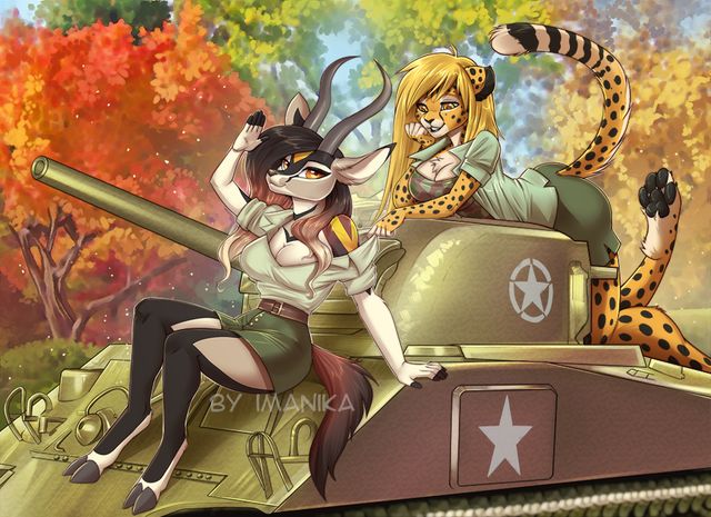 Tank Girl Anime Porn - Warrior Sherman Tank Gals | Furriest Warrior Girls | Luscious Hentai Manga  & Porn
