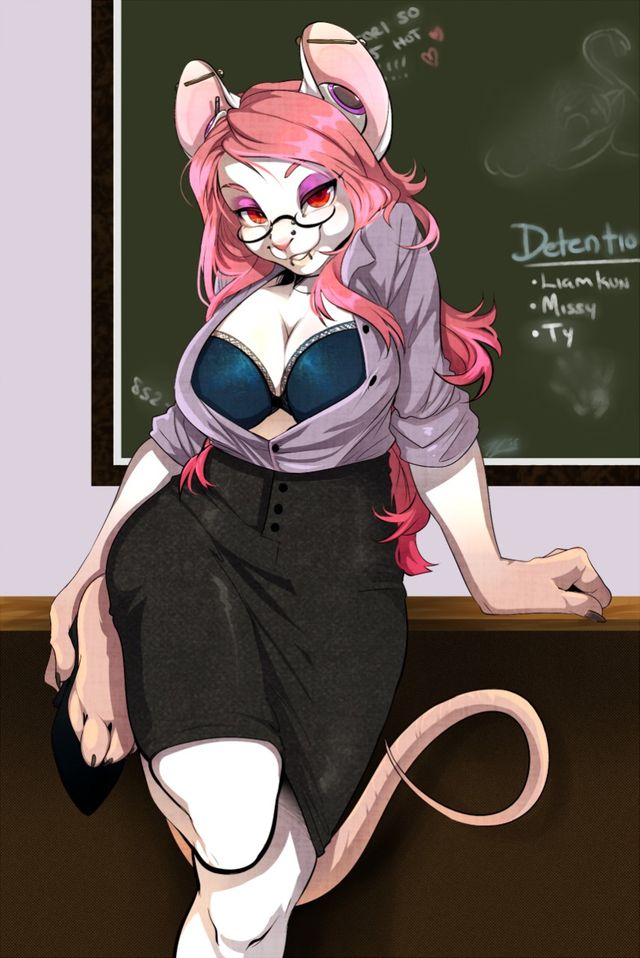 Female Mouse Furry Porn - Teacher Mouse Sheori | Furry Nerdy n Sexy with Glasses | Luscious Hentai  Manga & Porn