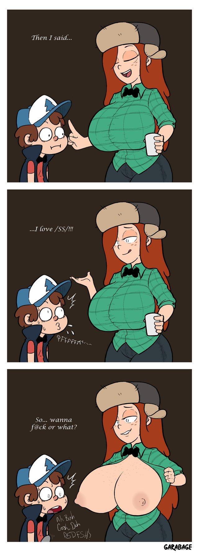 1241262 Dipper Pines Gravity Falls Wendy Corduroy Garabatoz | Garabatoz Art  | Luscious Hentai Manga & Porn