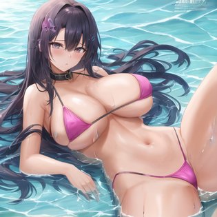 Anime Huge Breasts Swimsuit - Anime Bikinis | Luscious Hentai Manga & Porn