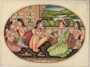 Indian Art Porn - Indian Erotic Miniature Paintings (Kama Sutra) | Luscious Hentai Manga &  Porn