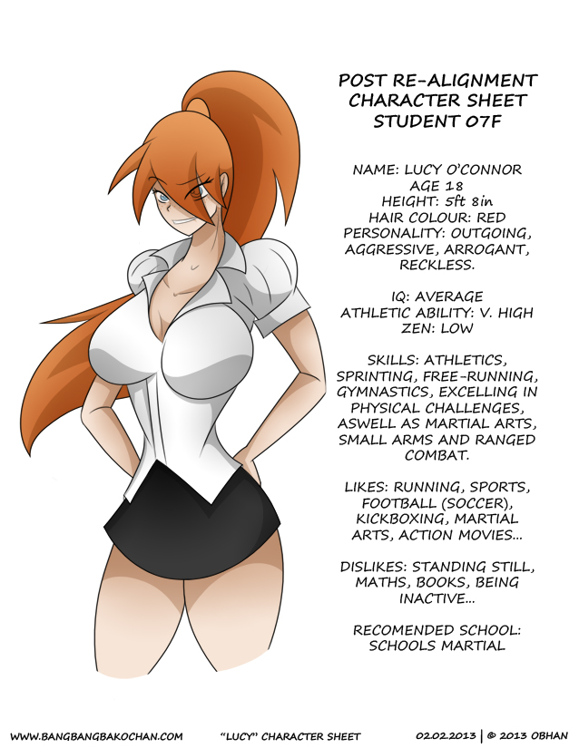 Obhan 185694 Lucy Character Reference Sheet | Art of Obhan | Luscious Hentai  Manga & Porn
