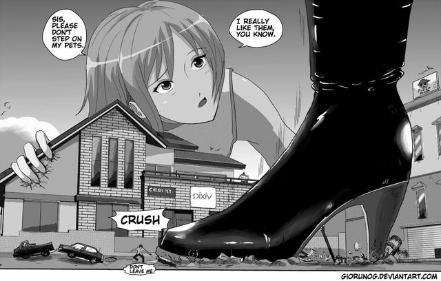 Hentai Porn Shoes - Sisters Crush By Giorunog | Giantess Boots Shoes Crush | Luscious Hentai  Manga & Porn