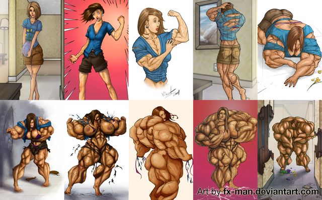 Fmg Muscle Growth Animation Porn - Female Muscle Growth Stories | Super FMG Set 1 | Luscious Hentai Manga &  Porn