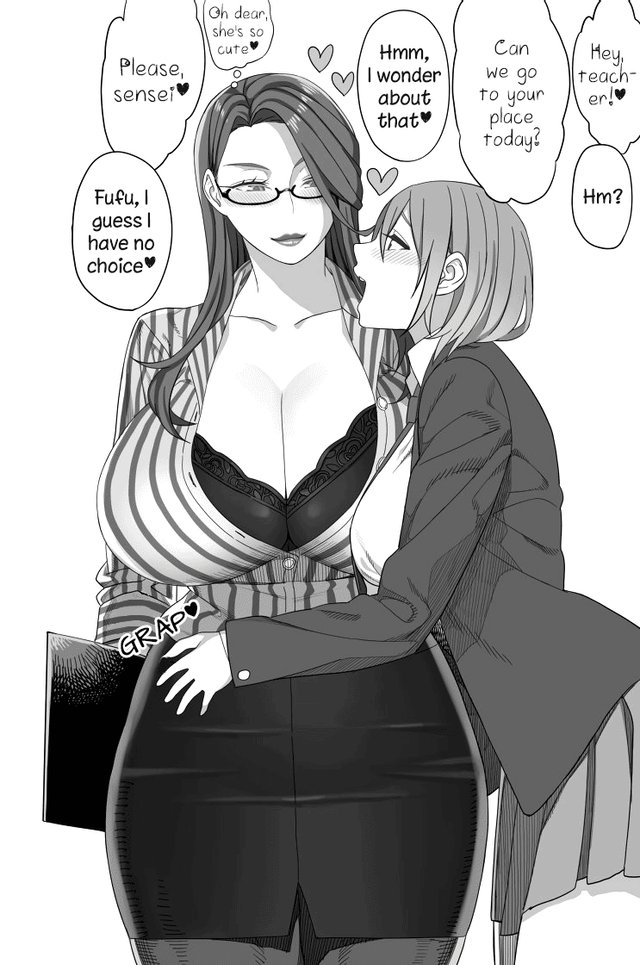 Yuri Anime Teacher Porn - Big Boobs Teacher Horny Student | YURI HENTAI | Luscious Hentai Manga & Porn