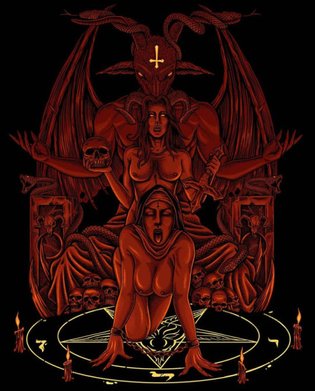 Porn Satanic Artwork - ðŸ–¤Satanic art pornðŸ–¤ | Luscious Hentai Manga & Porn