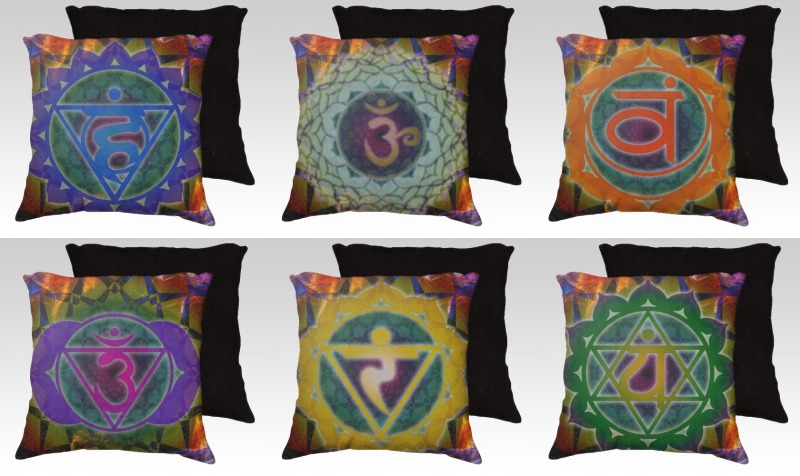 7 Chakra Pillow Set - 22" preview