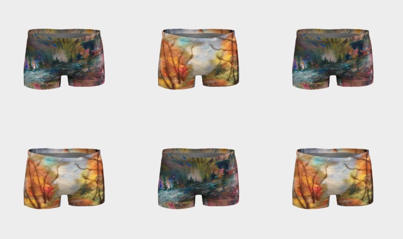 funky forest shorts preview