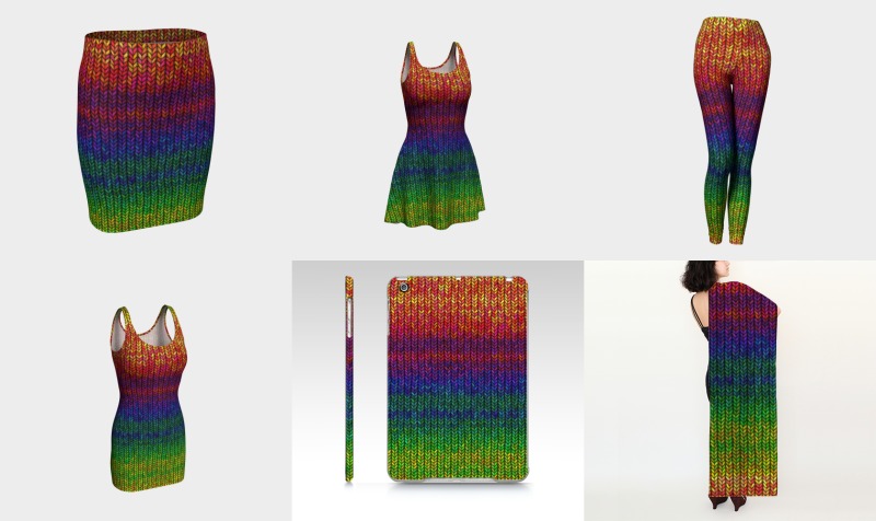 Large Rainbow Knit preview