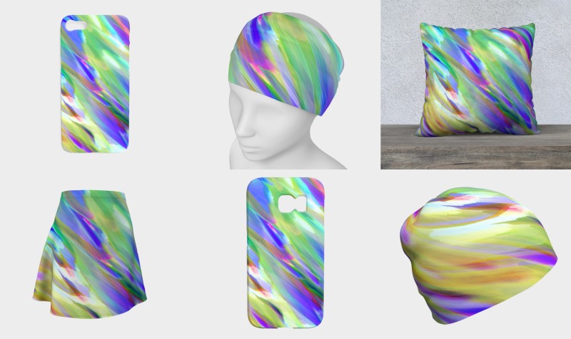 Colorful digital art splashing G401 preview