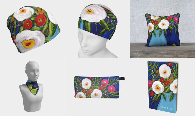 Indigo blue flowers preview