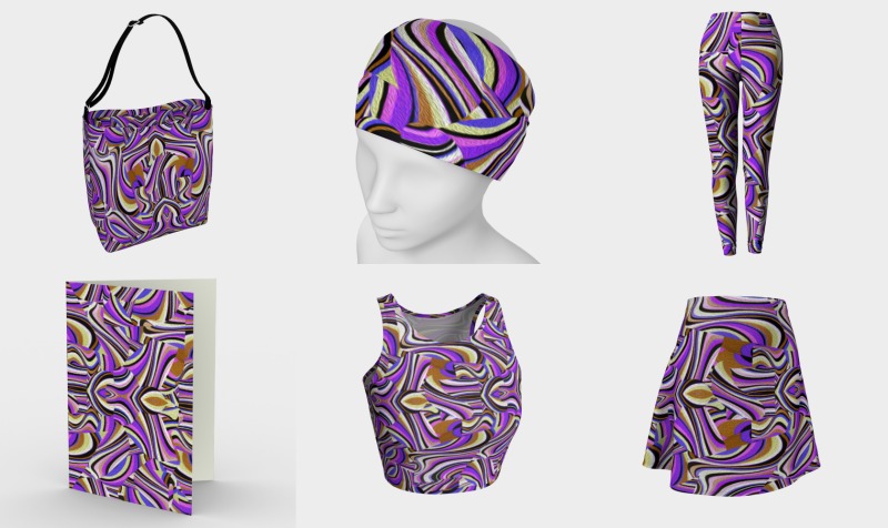 Retro Renewal - Purple Waves preview