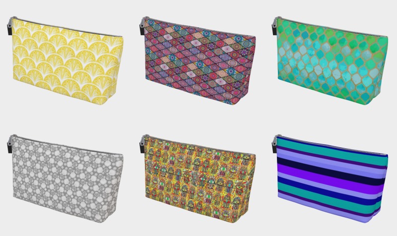 Beach Inspired And Trendy Makeup Bags preview