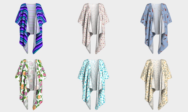 Draped Kimonos preview