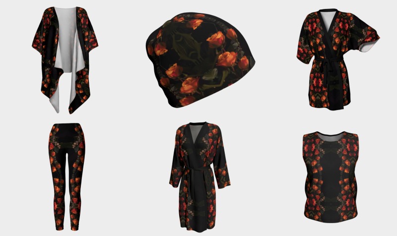 Orange Rose Belle Noir 1644   preview