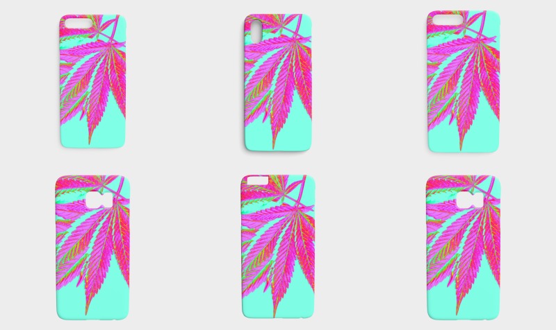 Aperçu de Phone Covers:  Marijuana Leaves Tropi-Canna
