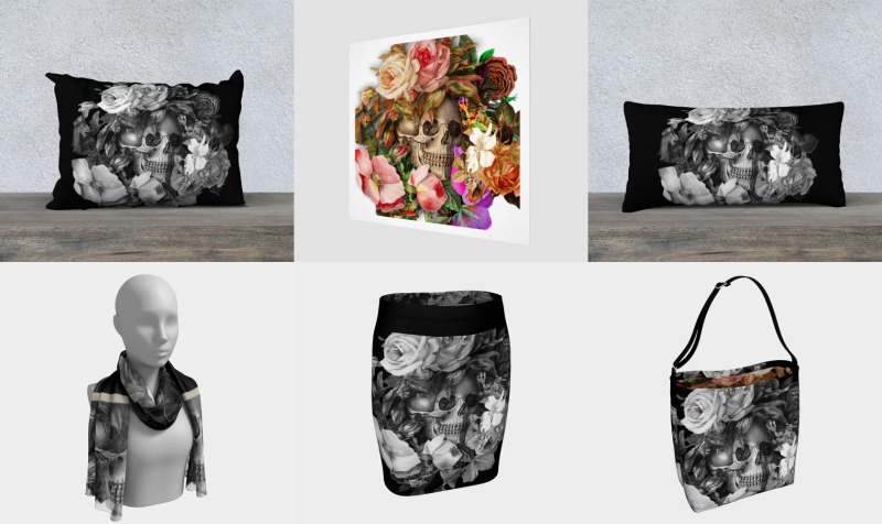 Skull Floral preview