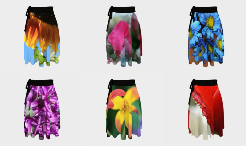 Aperçu de Floral Wrap Skirts 