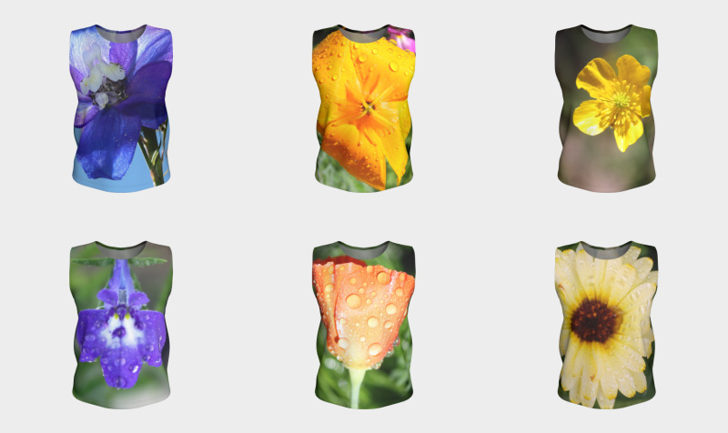 Floral Loose Tank Tops  preview