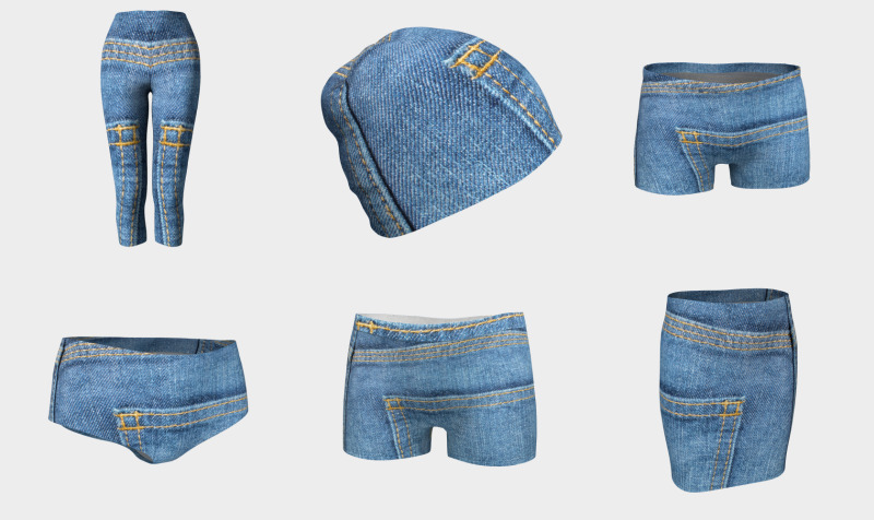 Blue Jeans Back Pocket preview