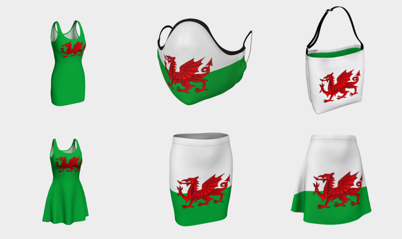 Welsh Dragon With a Bevel Effect preview