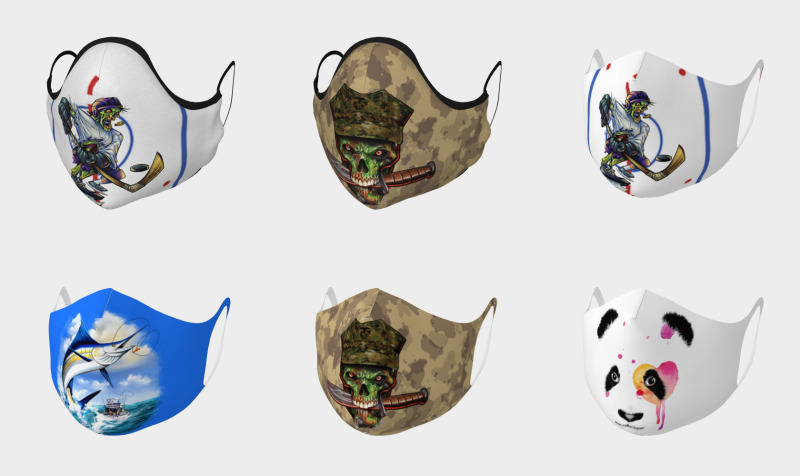 Wild Burro Face Coverings preview