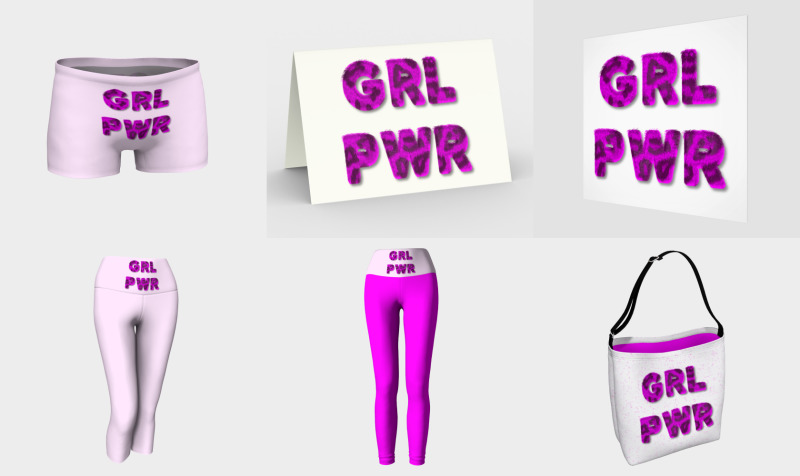 GRL PWR Fluffy Hot Pink preview