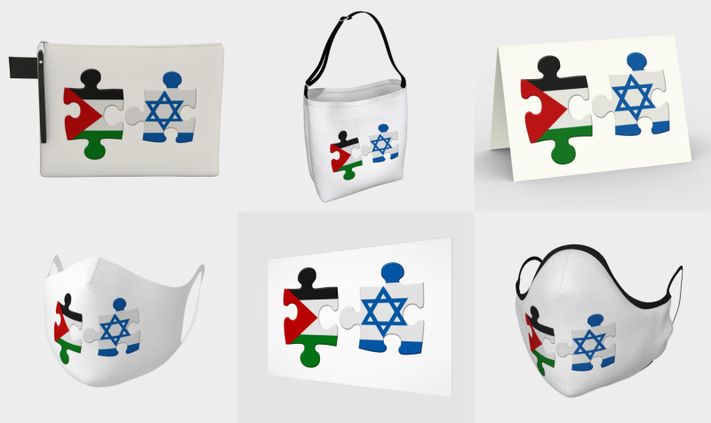 Israel and Palestine Conflict Flag Puzzle preview