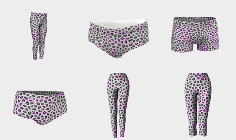 White and Pink Leopard Skin preview