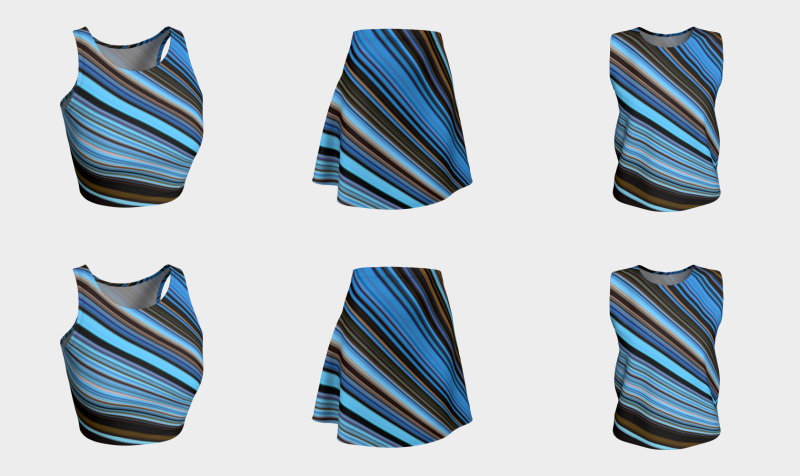 Aperçu de Ozone Breath - Cool Striped Design