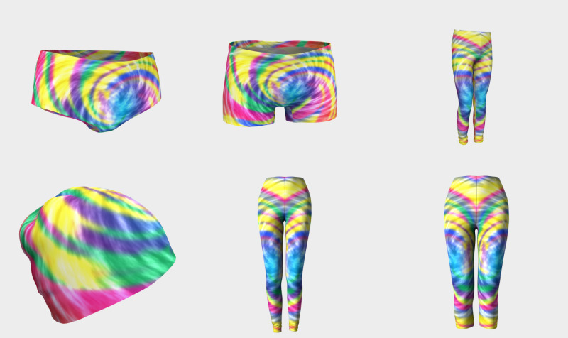 Vibrant Psychedelic Tie Dye preview