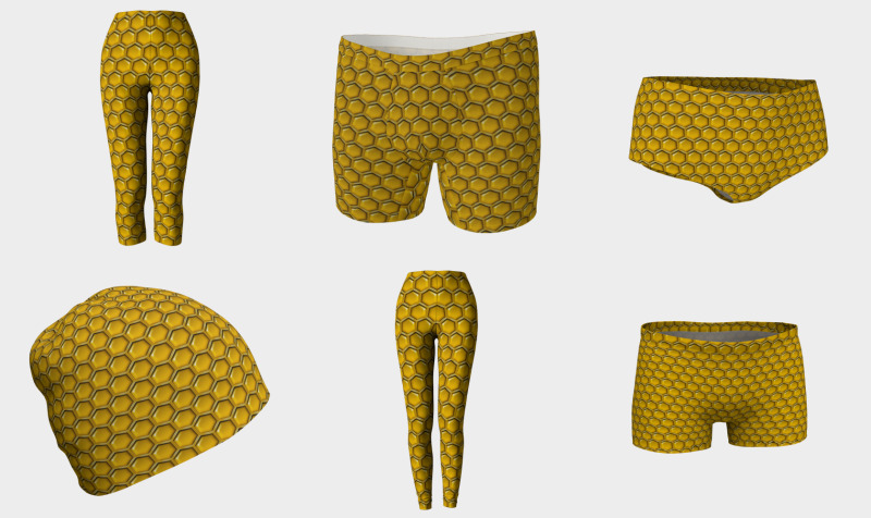 Aperçu de Honeycomb Bee Pattern
