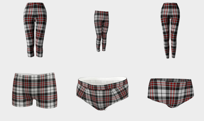 Black White and Red Plaid preview