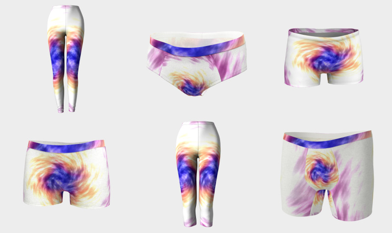 Purple and Blue Swirling Tie Dye preview