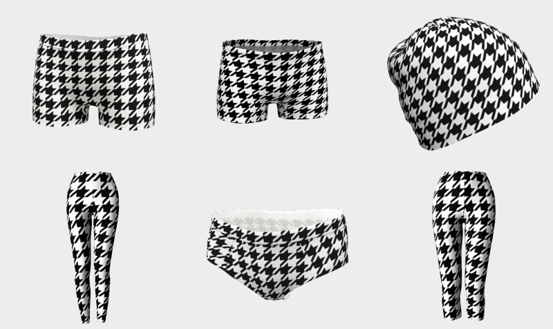 Houndstooth Large Classic Pattern preview