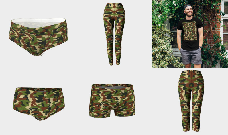 Camouflage Green and Brown preview