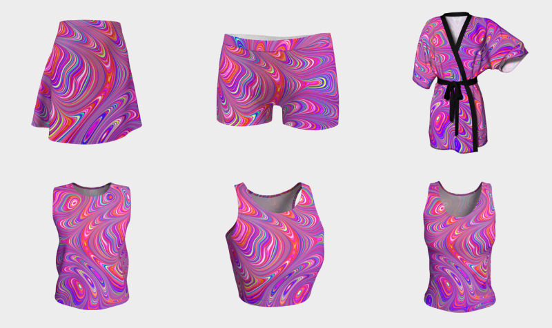 Colorful Trippy Groovy Swirls preview