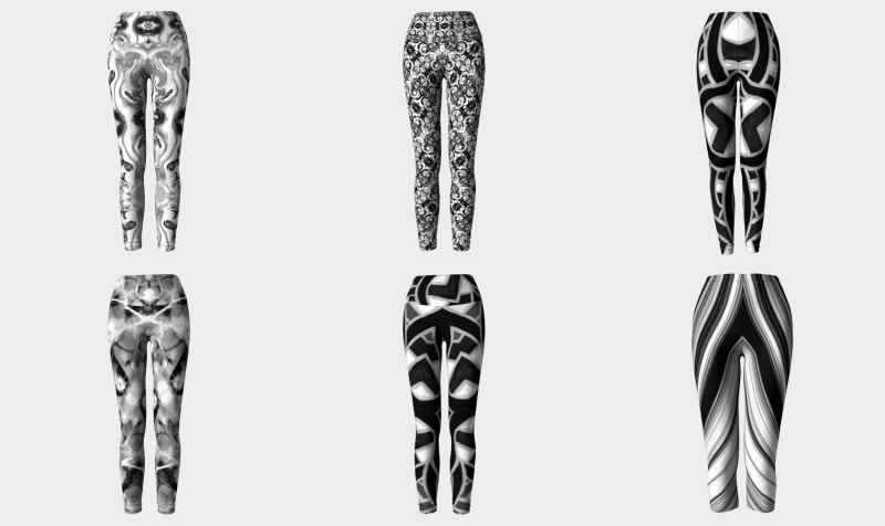 All Black & White Leggings, Capris, & Yoga Bottoms preview